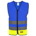 9043 Eskiltuna refleksvest ROY/NYEL XL Tofarget unisex refleksvest m/glidelås