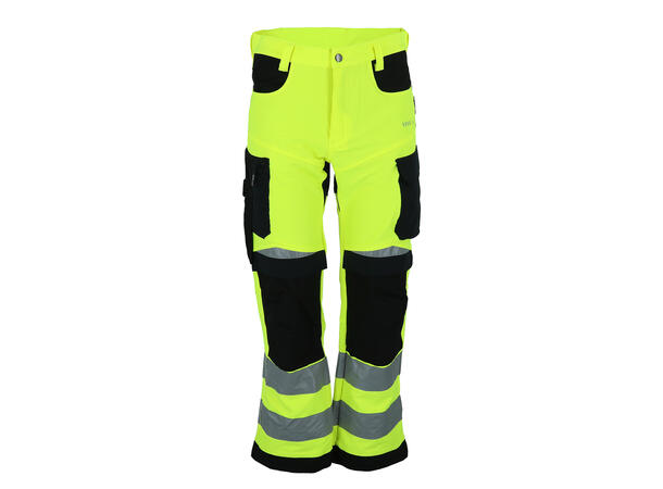 Bismuth Roofpant Hi-Vis Safety Yel 56 Arbeidsbukse med 4-veis stretch 