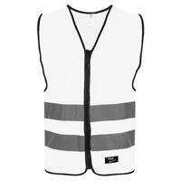 9046 FLEN WHT S Refleksvest