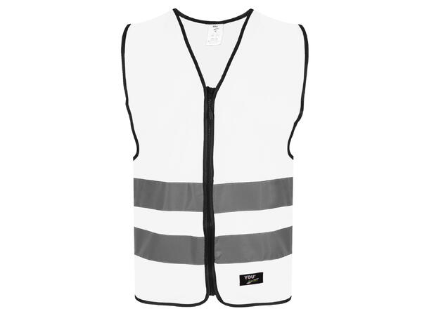 9046 Flen Refleksvest WHT S Refleksvest 