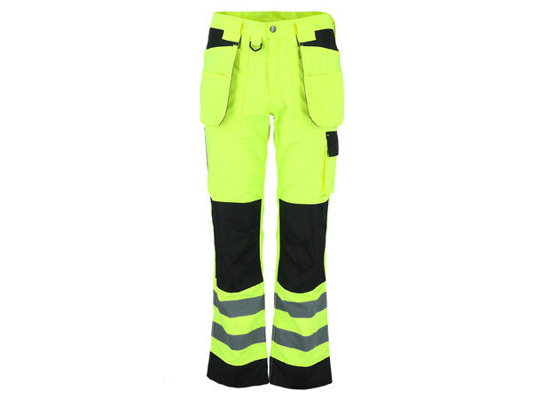 Tellurium Bukser W Safety Yel 44 Hi Vis bukse med knepolstring til dame 