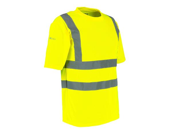 Pyrite T-shirt Hi-Vis Safety Yellow L High visability T-skjorte Unisex 