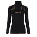Magma Sweater 1/2 Zip W Black Beauty XXL Flammehemmende  overdel til dame