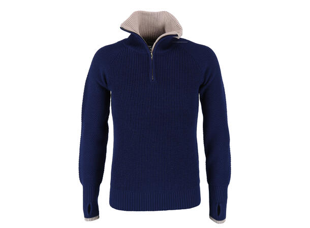 Zircon Wool Sweather Evening Blue S Komfortabel ullgenser - Unisex 