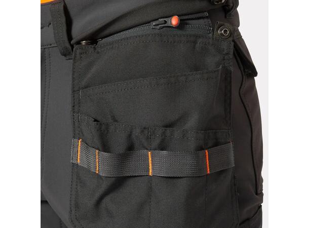 77471 ICU CONS PANT BLK/NYEL C44 Håndverksbukse klasse 1 