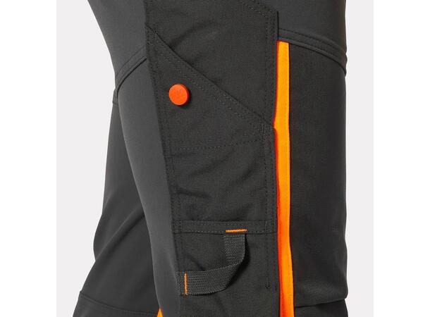 77471 ICU CONS PANT BLK/NYEL C44 Håndverksbukse klasse 1 