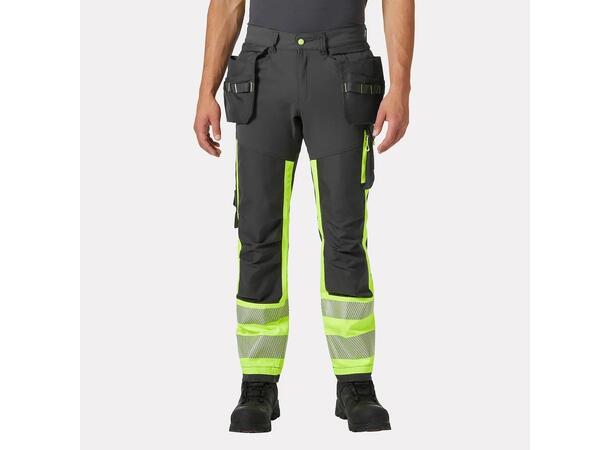 77471 ICU CONS PANT BLK/NYEL C44 Håndverksbukse klasse 1 