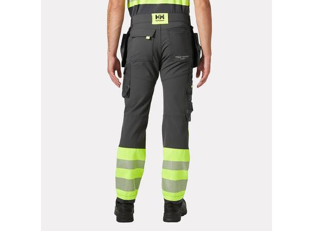 77471 ICU CONS PANT BLK/NYEL C44 Håndverksbukse klasse 1 