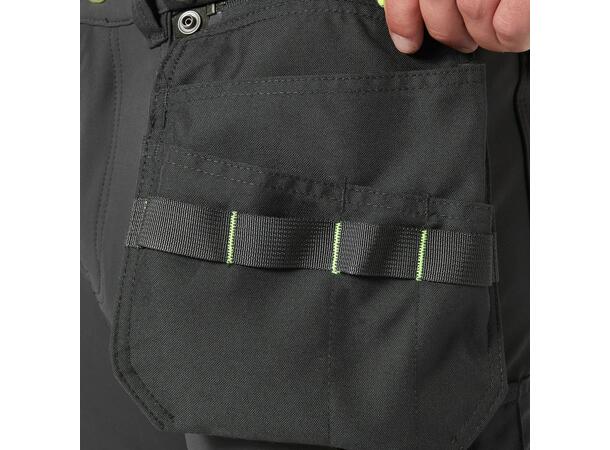 77471 ICU CONS PANT BLK/NYEL C44 Håndverksbukse klasse 1 
