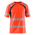 3397 T-skjorte varsel  RED S UV behandlet