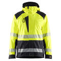 4435 Skalljakke Varsel Hivis/Svart 5XL Klasse 3