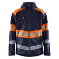 4494 Softshelljakke varsel Nav/Ora 4XL Klasse 1