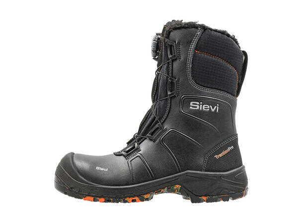 ALASKA ROLLER+ S3 BLK/ORA 36 Vernestøvler Vinter 