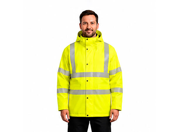 Norlight Regnjakke YEL/BLK L Regnjakke Kl.3 
