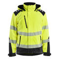 4400 Softshelljakke  Hivis/Svart XL Vinter Varsel  Klasse 2