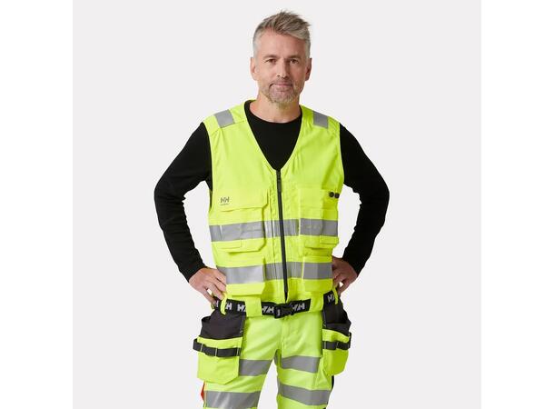77120 ALNA 2.0 CONS VEST NYEL XS HIVIS håndverkervest 