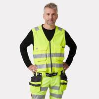 77120 ALNA 2.0 CONS VEST NYEL XS HIVIS håndverkervest