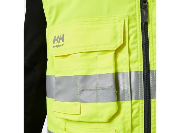 77120 ALNA 2.0 CONS VEST NYEL XS HIVIS håndverkervest 