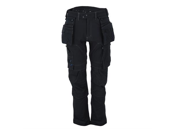 Akita Service Pant Black Beauty 44 Bukse med komfort og funksjonalitet 