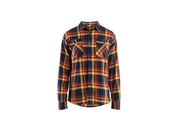 3288 STRIKER Brentrød/Svart XS Flanellskjorte 