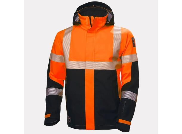 71172 ICU SHELL JACKET NYEL/BLK XS HIVIS vanntett skalljakke 