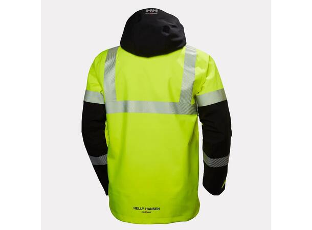 71172 ICU SHELL JACKET NYEL/BLK XS HIVIS vanntett skalljakke 