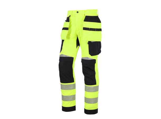 Bismuth Roofpant ZP HiVis Gul Pocket 56 Bukse med hengelommer 