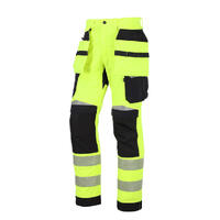 Bismuth Roofpant ZP HiVis Gul Pocket 56 Bukse med hengelommer