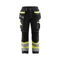 1794 Varselbukse m stretch BLK/YEL C152 Klasse 1