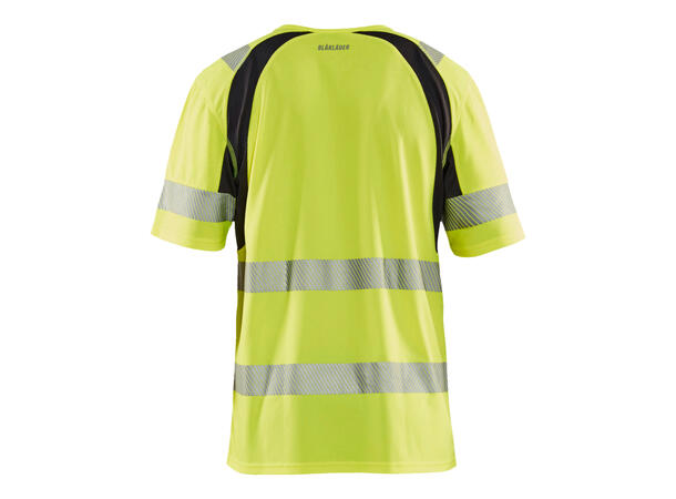 3397 T-skjorte varsel NYEL/BLK XS UV behandlet 
