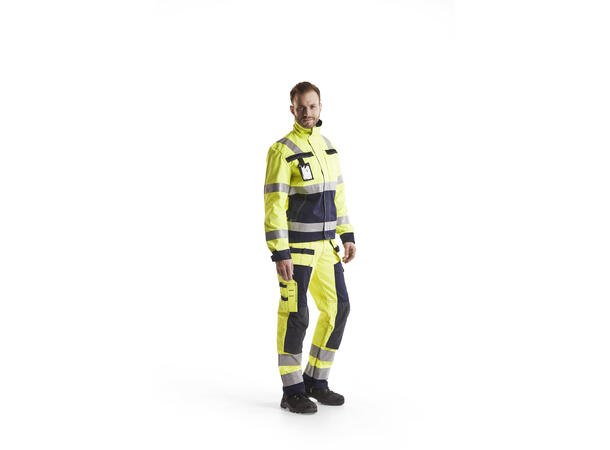 4087 Jakke multinorm Hivis/NAV M 