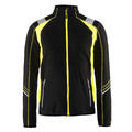 4993 Jakke  Svart/Varselgul L Mikrofleece Med refleks
