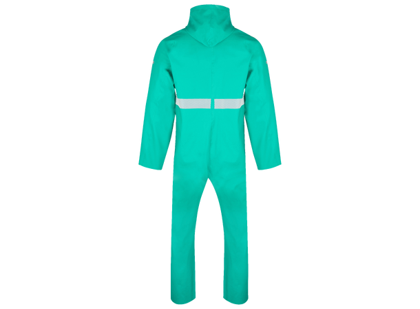 Skytec FRBH-R GRN S Kjeledress med hette og refleksbånd 