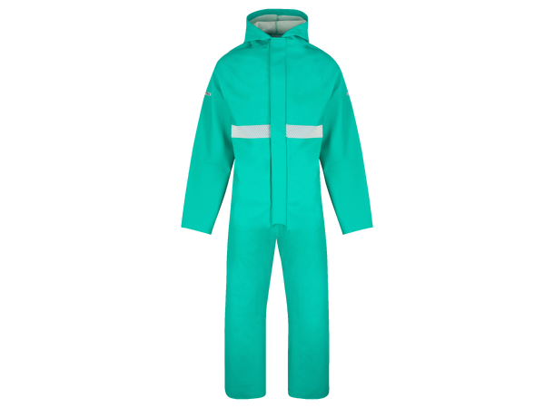 Skytec FRBH-R GRN S Kjeledress med hette og refleksbånd 
