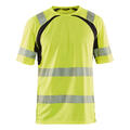 3397 T-skjorte varsel NYEL/BLK S UV behandlet