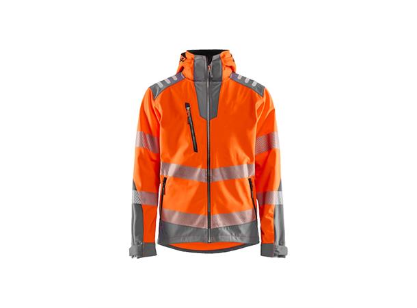 4491 Softshelljakke varsel NYEL/BLK/ROY Varseljakke softshell 