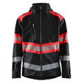 4494 Softshelljakke varsel BLK/HiVRe 4XL Klasse 1
