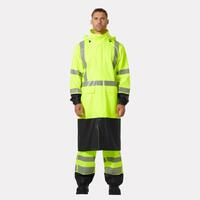 70156 ADDVIS RAIN COAT NYEL/BLK XS HIVIS Regnfrakk