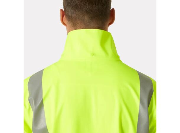 70156 ADDVIS RAIN COAT NYEL/BLK XS HIVIS Regnfrakk 