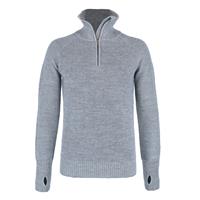 Flint Wool Sweater Grey Melange XS 100% Ull
