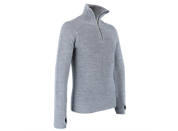 Flint Wool Sweater Grey Melange XS 100% Ull 