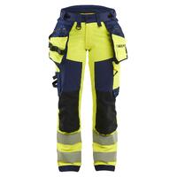 7022 Varselbukse Varselgul/Marineblå C34 Stretch Dame