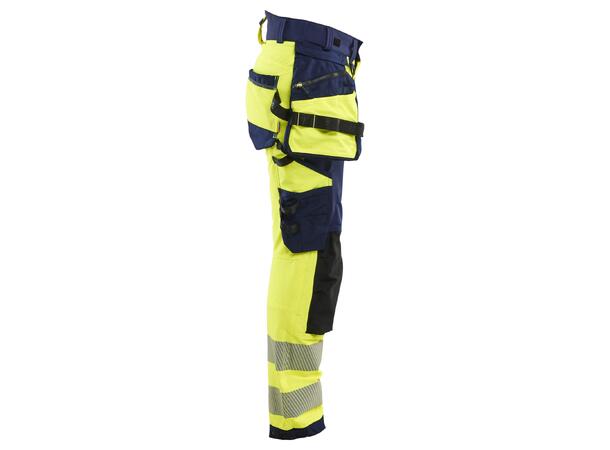 7022 Varselbukse Varselgul/Marineblå C34 Stretch Dame 