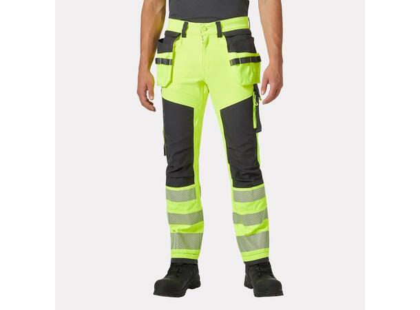 77472 ICU CONS PANT NYEL/BLK C66 Håndverkerbukse klasse 2 