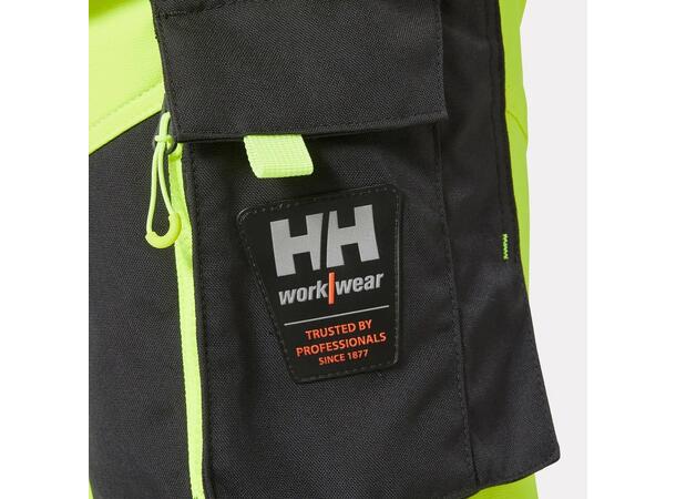 77472 ICU CONS PANT NYEL/BLK C66 Håndverkerbukse klasse 2 