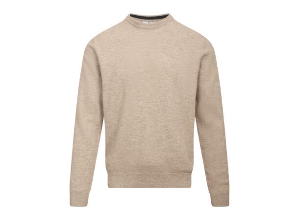 Arthur Sweater LightSand S Merinoullgenser 
