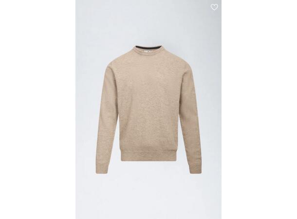 Arthur Sweater LightSand S Merinoullgenser 