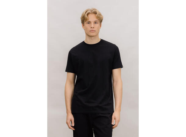 Niklas Basic T-Shirt Black S Basic Tee 