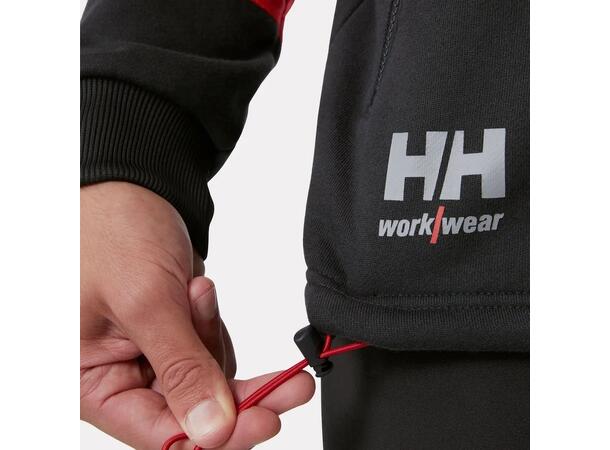 79274 ICU ZIP SWEATSHIRT BLK/NYEL XS HIVIS genser med glidelås 